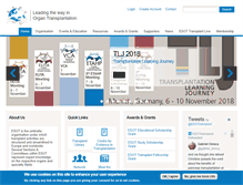 Tablet Screenshot of esot.org